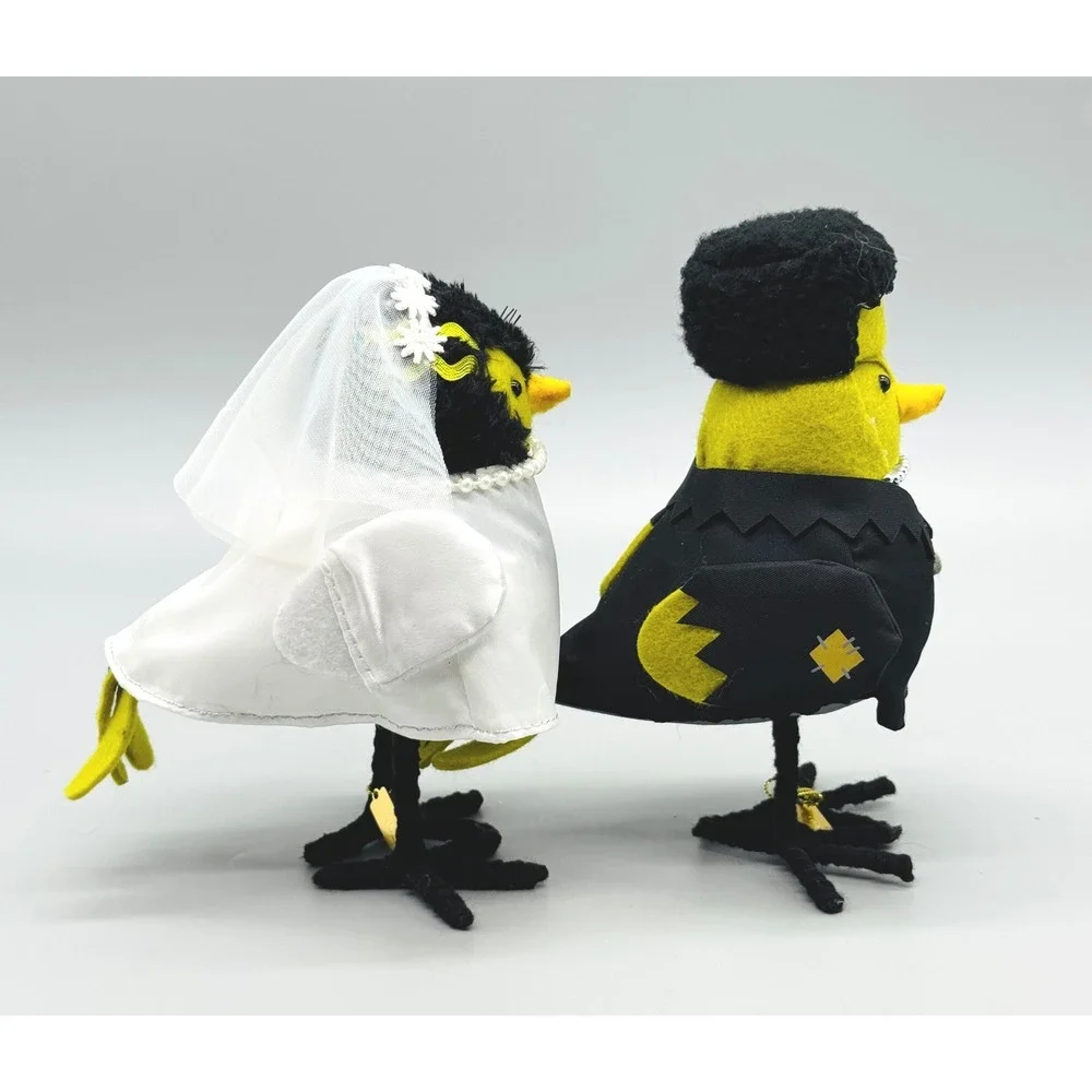Target Halloween Featherly Friends Gomez Freda Bird Set 2023 Frankenstein